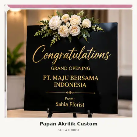 Papan Bunga Akrilik Rs Siloam Surabaya